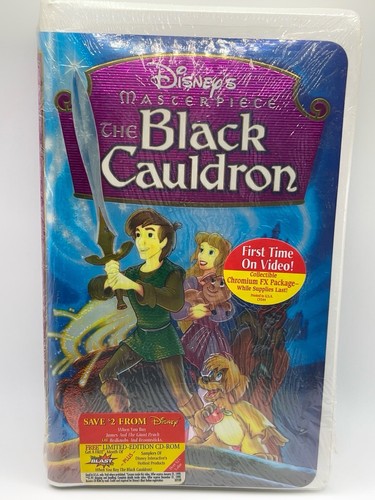 Disney the black cauldron vhs - black,