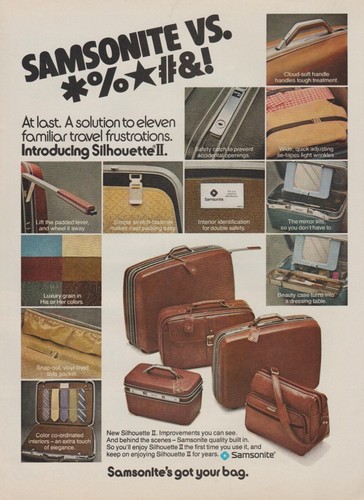 Bagaglio samsonite silhouette - bagaglio,