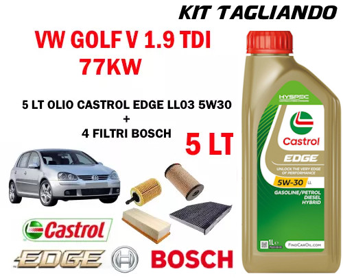 Kit tagliando olio castrol - kit,