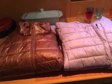 2 PIUMINI 100 GRAMMI IN BLOCCO NUOVI ROSA E ROSA MALVA TG 42 E XL