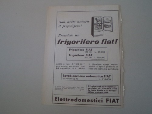 Advertising pubblicità 1956 - advertising,