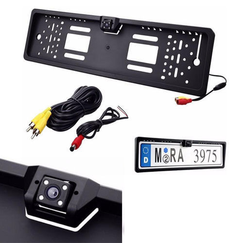 Porta targa con - con, telecamera