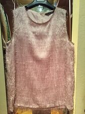 GILET DONNA NUOVO ZARA ROSA CON FILI E DETTAGLI SWAROVSKI