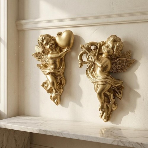 Scultura parete angelo ali - parete,