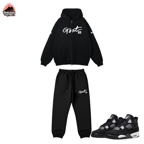 Felpa uomo nera pile full - , zip