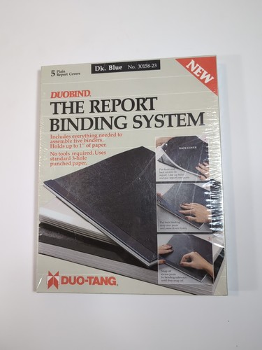 Duobind report binding system - report,
