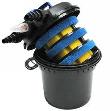 Filtro biologico a pressione per bacino fino a 11.000 L - Lampada UV 11W