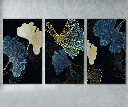 Angoli blu astratto - blu,
