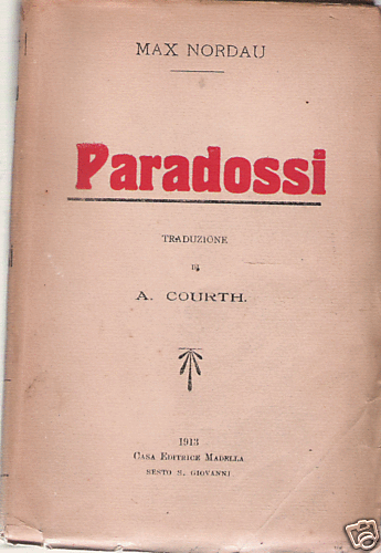 Max nordau paradossi casa - max,