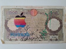 Lire italiane firmate originali Andy Warhol con certificato