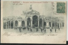 NAPOLI - Ricordo dell'ESPOSIZIONE D'IGIENE 1900 - viaggiata 16.11.1900  - mix326