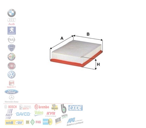 Filtro aria per toyota auris - aria,