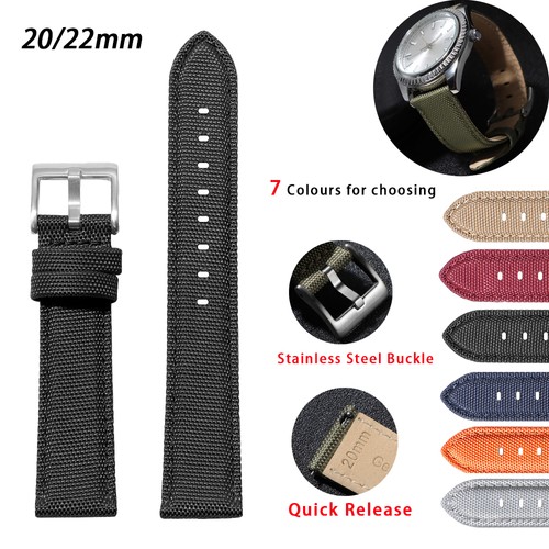 Cinturino orologio pelle nylon