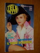 TELESETTE 1988/31=RAMONA DELL'ABATE=JOVANOTTI=OLIVIERO BEHA=ALBERTO TOMBA=ECT