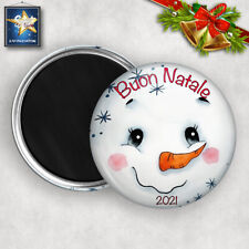 calamita magnete segnaposto regalo natale idea regalo pensiero pupazzo di neve