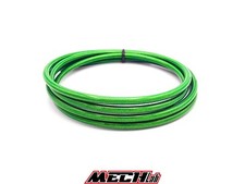 TUBO FRENO GOODRIDGE in treccia aeronautico inox guaina PVC AN3 verde auto moto