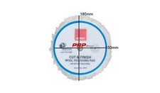 TAMPONE IN LANA Ø180 mm con supporto in spugna per lucidatura RUPES 9.BL180F