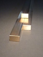 1 Asta Ottone 12mm x 8mm x