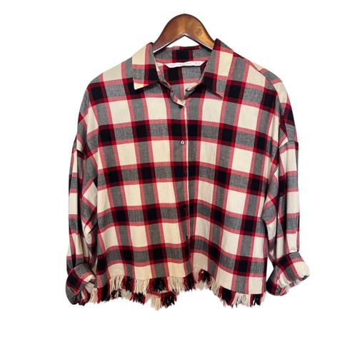Zara camicia quadri donna s - zara,