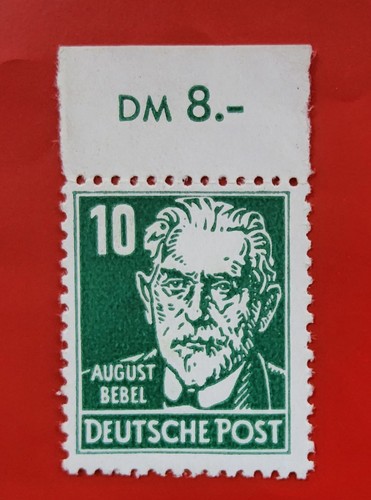 Francobollo ddr 1952 august - ddr, "august