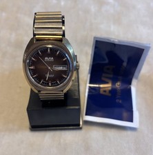 RETRO LAMINATO ORO UOMO SWISS AVIA AUTOMATICO 25 JEWEL AUTOMATICO + DATA