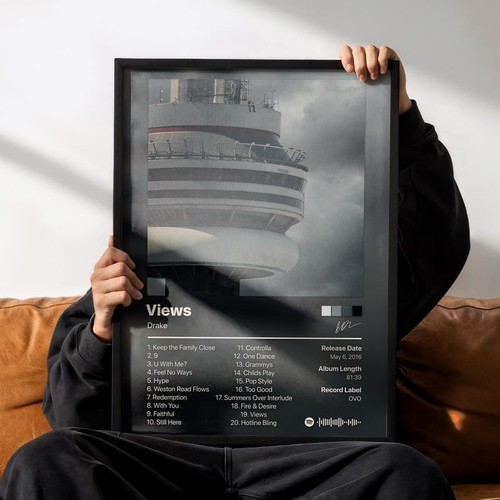 Poster album drake views - drake,