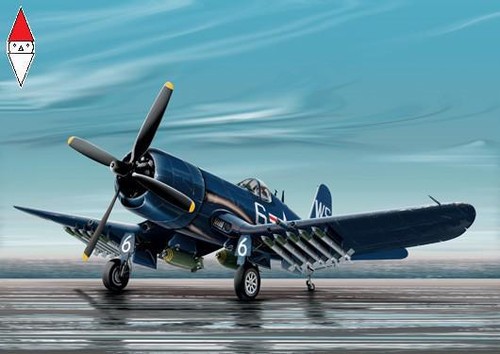 Italeri corsair 4 - 1/72,