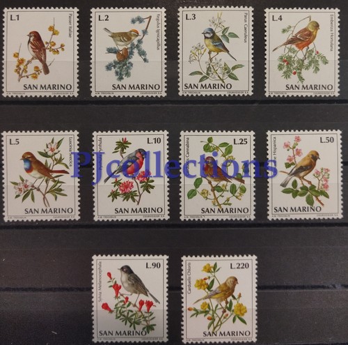 325 san marino 1972 - 1972, uccelli