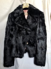 Pellicciotto nero “Sem Vaccaro” taglia 42