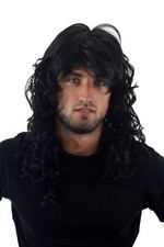 Parrucca donna uomo rocker - donna,