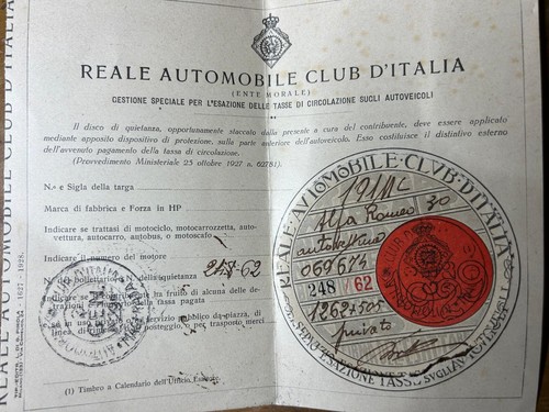 Bollo auto alfa romeo - bollo,