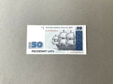 Latvia latu 1992 unc - 50,