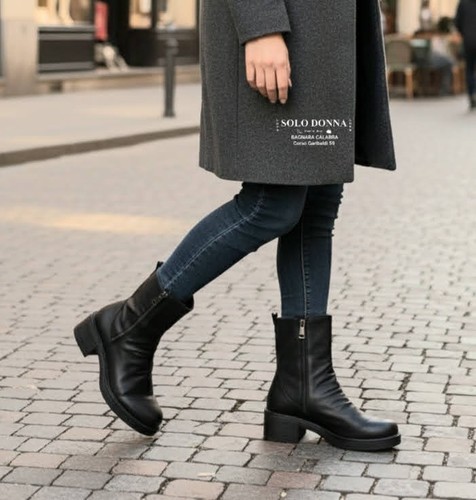 Stivaletti donna neri tacco - donna,