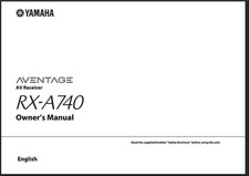 Yamaha RX-A740 Manuale