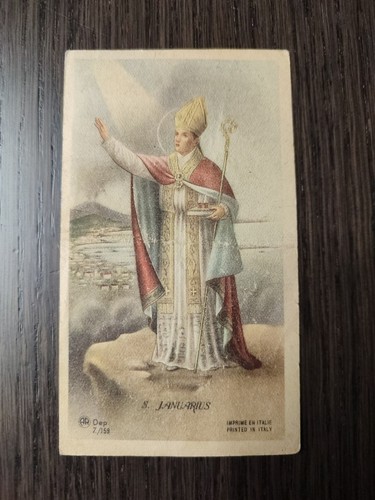 San gennaro holy card - gennaro,,