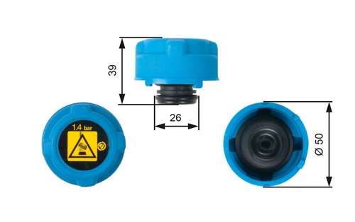 Tappo vaschetta acqua fiat - tappo,