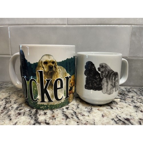 Cocker spaniel dog coffee cup - spaniel,
