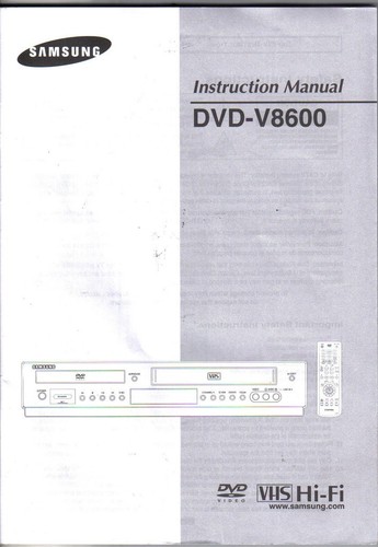 Samsung dvd 8600 - 8600, v8600