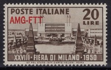 TRIESTE ZONA A 1950 FIERA DI