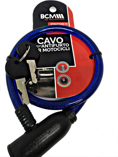Cavo antifurto per motocicli - , e
