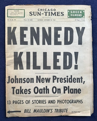 Kennedy ucciso chicago - kennedy, ucciso!