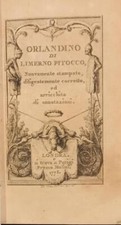 FOLENGO Teofilo. ORLANDINO DI