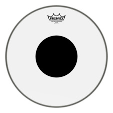Remo Controlled Sound Clear Black Dot 14″