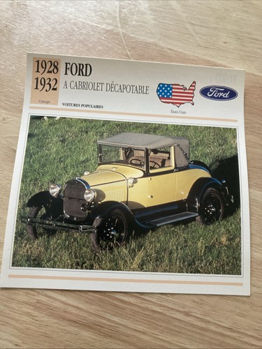 Ford cabriolet 1928 1932 - a, /