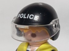 PLAYMOBIL CASCO NERO POLIZIA