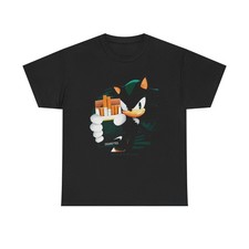 T-shirt nera Sonic the