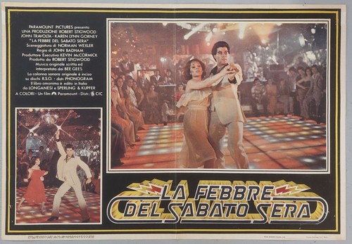 Fotobusta febbre del sabato - febbre,