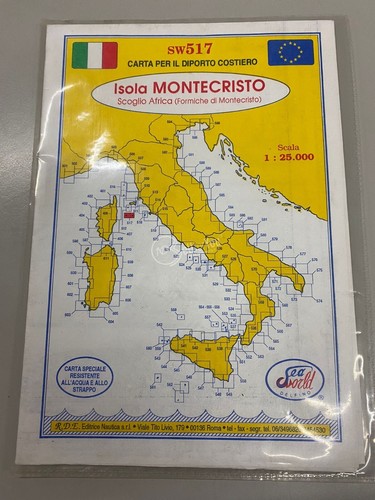 Carta nautica sw517 - nautica, isola