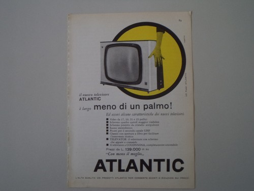 Advertising pubblicità 1960 - advertising,