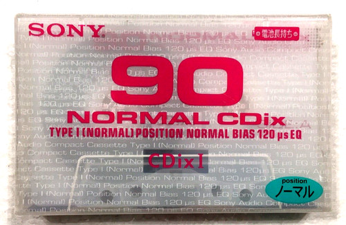 Sony cdix audiocassetta - cdix, i